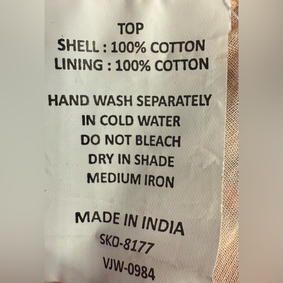 BIBA Women Beige Floral Printed A-line Cotton Kurta Top Tunic Size 38 - Picture 8 of 12